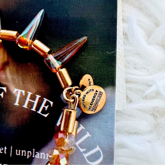 🎁NWT! Alex and Ani Depths of the Wild Golden Aura wrap bracelet - Picture 5 of 7